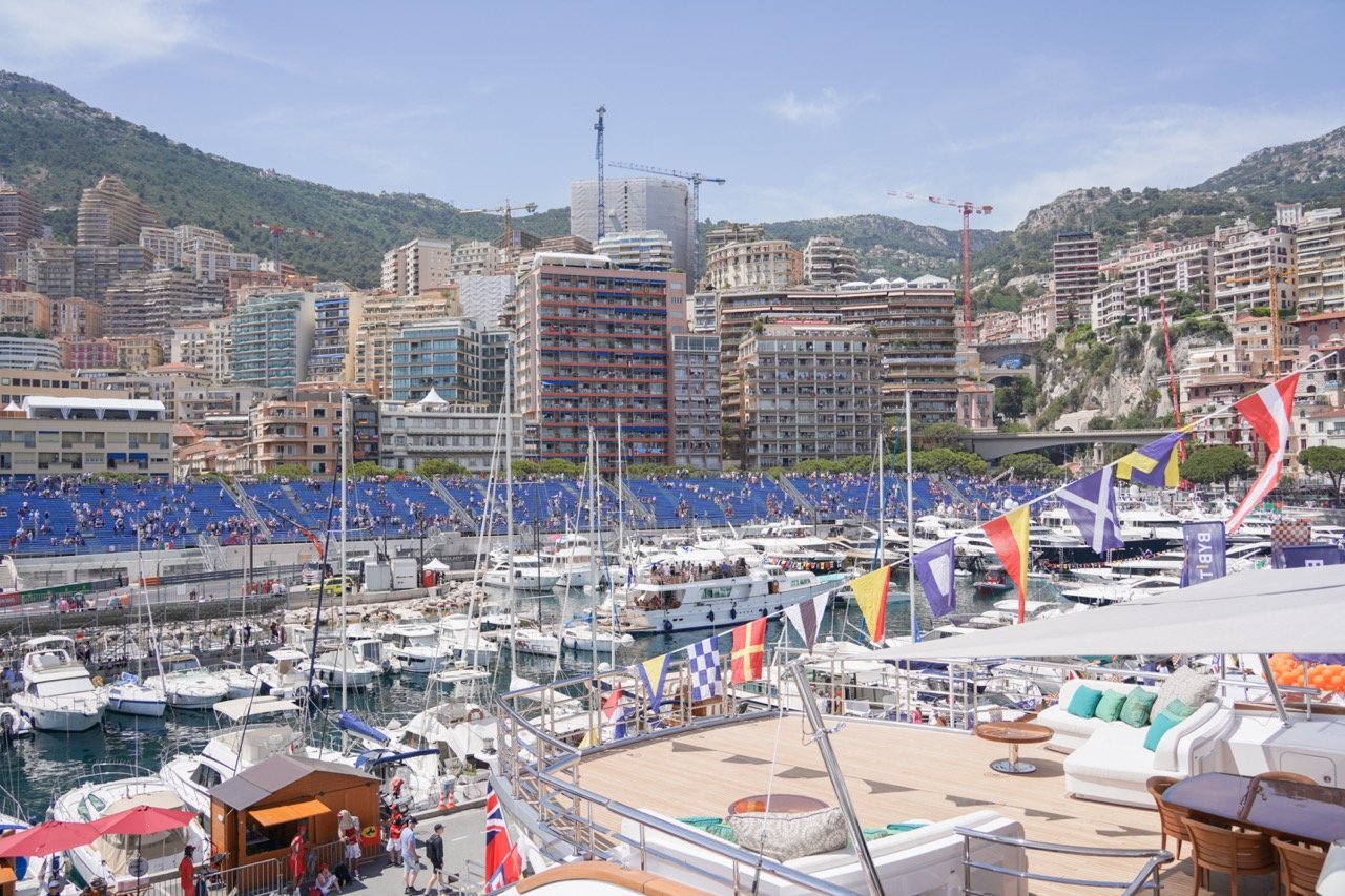 yachts in monaco for f1